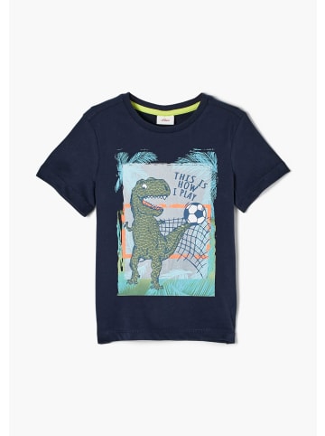 s.Oliver T-Shirt kurzarm in Blau