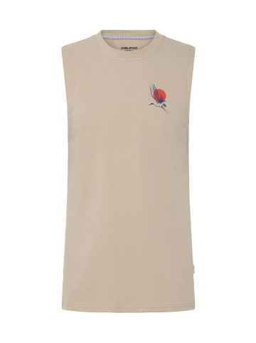 BLEND Rundhalsshirt BHJapo in Beige