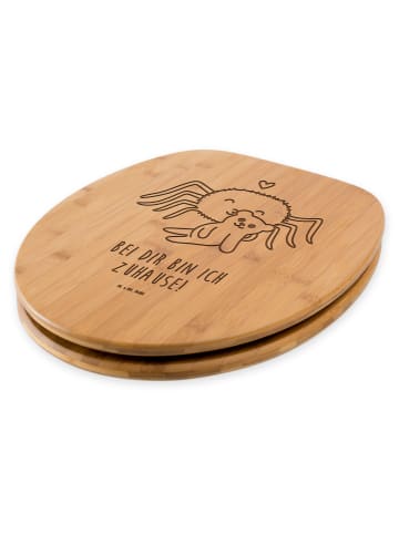 Mr. & Mrs. Panda Toilettendeckel Spinne Agathe Teddy mit Spruch in Transparent