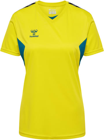 Hummel Hummel T-Shirt Hmlauthentic Damen in SULPHUR SPRING/BLUE CORAL