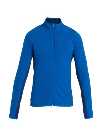 icebreaker Men Descender LS Zip in Blau3025