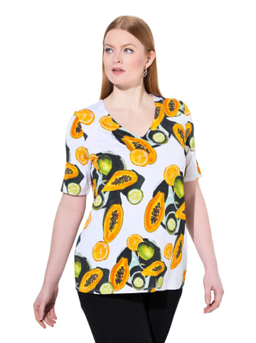 Ulla Popken Shirt in schneeweiß