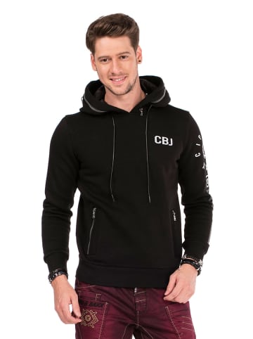 Cipo & Baxx Kapuzenpullover in Black