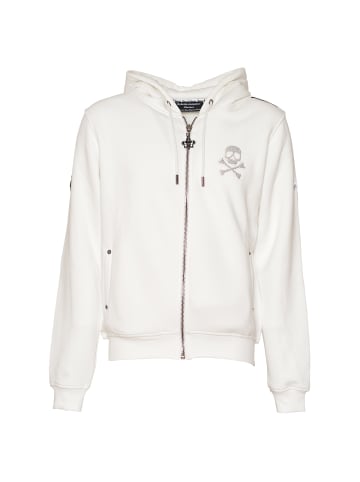 Roberto Geissini Bones Sweatjacke Weiß