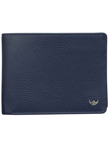 Golden Head Capri Geldbörse RFID Leder 12 cm blau
