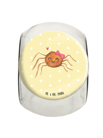 Mr. & Mrs. Panda gewürzglas Spinne Agathe Freude ohne Spruch in Gelb Pastell