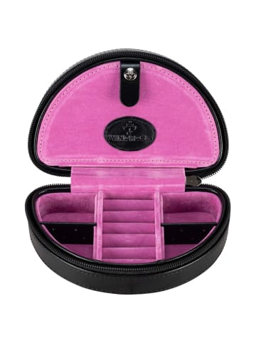 Windrose Merino Moda - Schmucketui 16 cm (beige) in schwarz