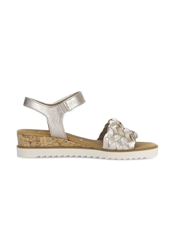 Gabor Plateau Sandalen in gold