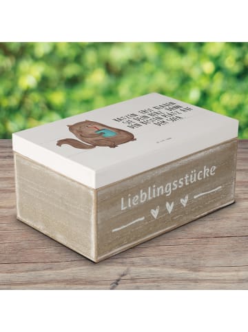 Mr. & Mrs. Panda Aufbewahrungsbox Katze Dose mit Spruch in Weiß