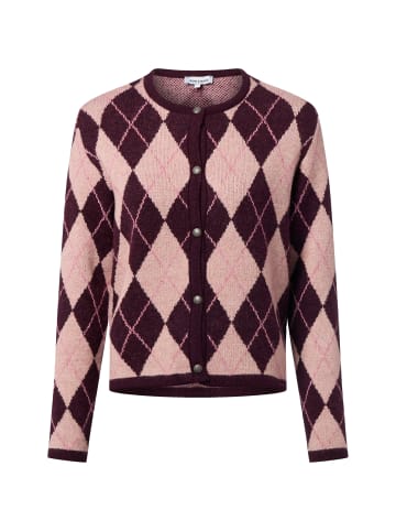 More & More Strickjacke in altrosa aubergine - 0001