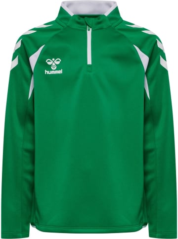 Hummel Kinder Trainingsjacke "Core 2.0 Half Zip" in Grün