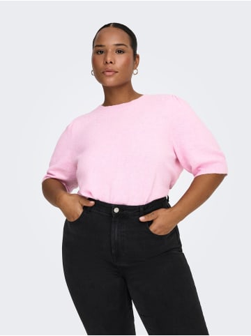 ONLY Carmakoma Strickpullover in Pink-A-Boo