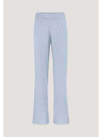 Hessnatur Pointelle Schlafhose Relaxed in nordisch blau