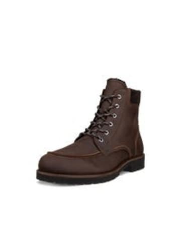 Schnürstiefelette in braun