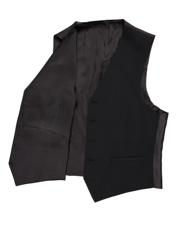 CARL GROSS Schurwoll-Baukasten-Weste B-Till in schwarz - 0001