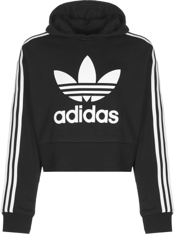 adidas adidas Kinder adidas Cropped Hoodie Kinder in black