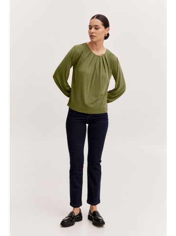 b.young Shirttop BYPERL TSHIRT - 20811741  Langarm-Top in Grün