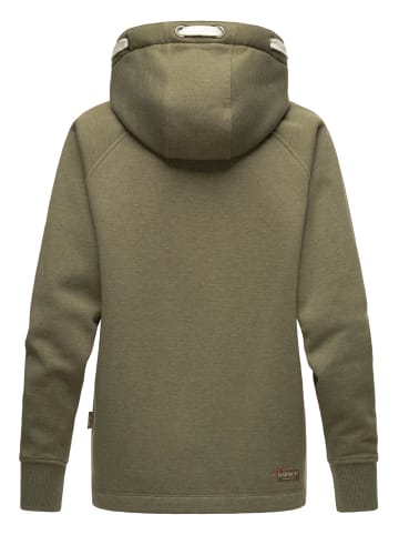 Marikoo Kapuzensweatshirt Airii in Dusty Olive Melange