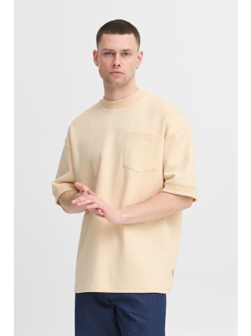 BLEND Rundhalsshirt in Natur