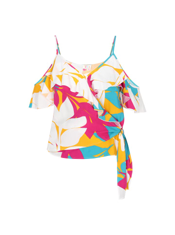 IZIA Top in yellow multicolor