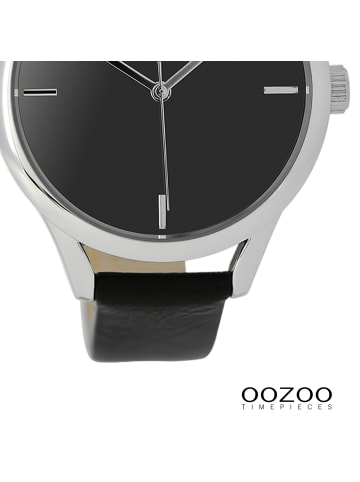 Oozoo Analog-Armbanduhr Oozoo Timepieces schwarz groß (ca. 40mm)