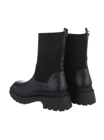 Ital-Design Stiefelette in Schwarz