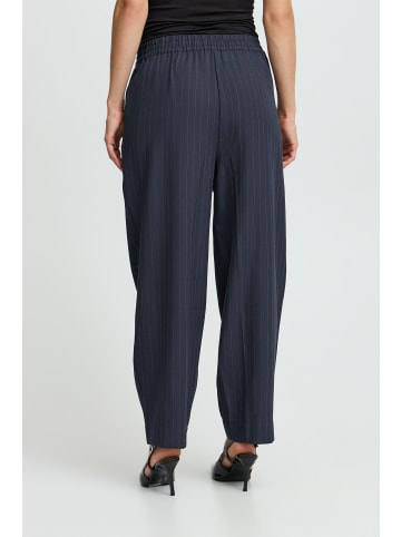 b. young Casual Hose BYMMIDDE Relaxed fit in Navy Pinstripe Mix