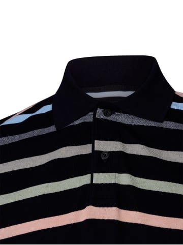 Andrew James Poloshirt in marine mehrfarbig - 0006