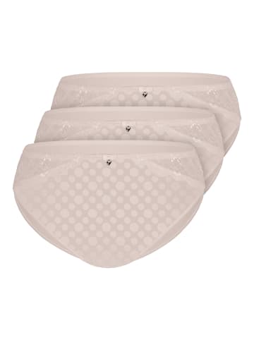 Sassa 3er Pack Slip in nude