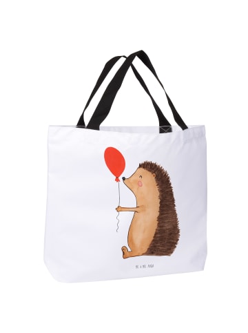 Mr. & Mrs. Panda Reisetasche Igel Luftballon ohne Spruch in Weiß