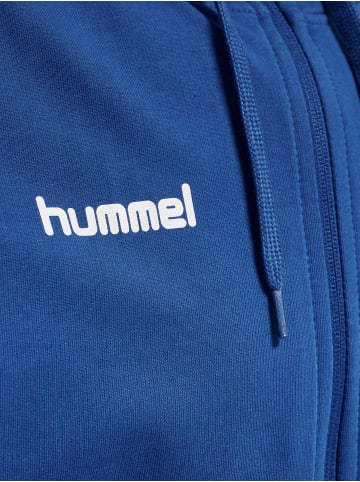 Hummel Baumwoll-Hoodie Hmlgo Cotton Zip Hoodie in TRUE BLUE