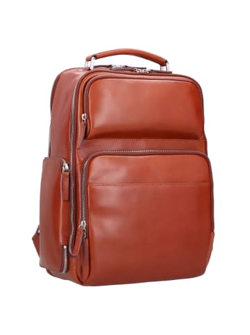 Leonhard Heyden Cambridge Rucksack Leder 42 cm Laptopfach in cognac