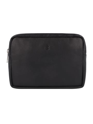 Esquire Eco Gürteltasche Leder 13 cm in black