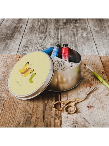 Mr. & Mrs. Panda Kaffeedose Raupe Schmetterling ohne Spruch in Gelb Pastell