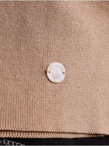 creation L Seiden-Mix-Pullover in beige