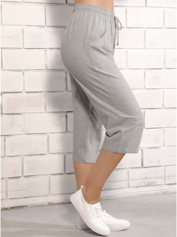 Sieh an! Capri-Freizeithose in grau