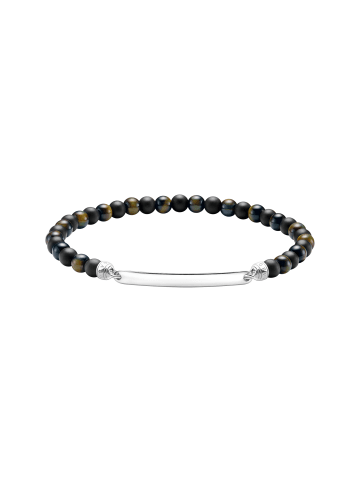 Thomas Sabo Gravierbares Armband Mit Beads in silber, bunt