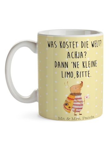 Mr. & Mrs. Panda haferl Nachtfalter Fähnchen mit Spruch in Gelb Pastell