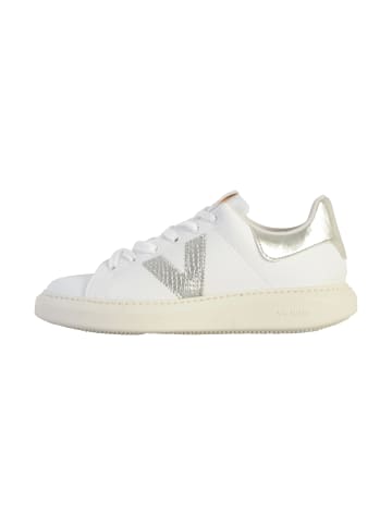 Victoria Flache Schnür-Sneaker von Tallas Grau