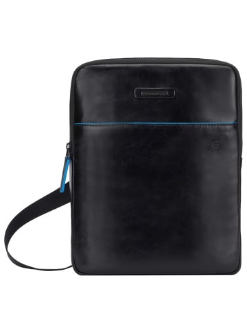 Piquadro Blue Square Revamp Umhängetasche Leder 22 cm in black