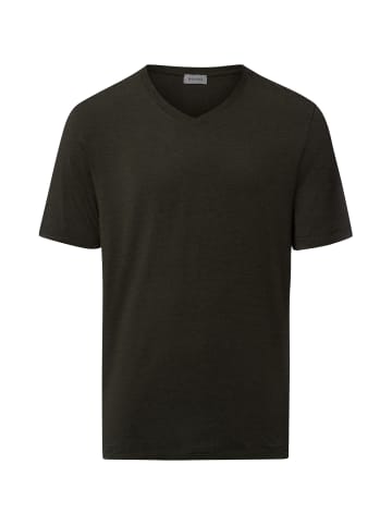Hanro V-Shirt Casuals in earthy ink melange