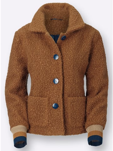 WITT WEIDEN Boucléjacke in cognac