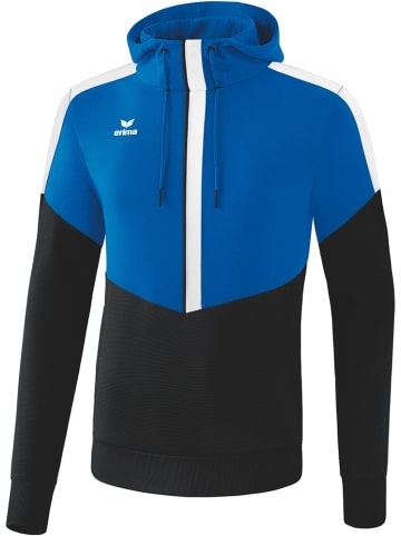 erima Kinder Trainingsjacke "Squad Kapuzensweat" in Blau