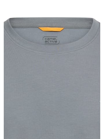 Camel Active fleXXXactive® T-Shirt mit Rundhalsausschnitt in Stormy
