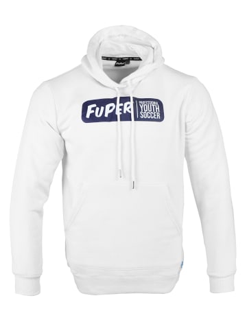 FuPer Kapuzenpullover Chris in White