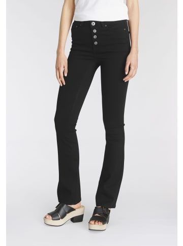 ARIZONA Bootcut-Jeans in schwarz