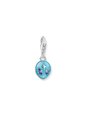 Thomas Sabo Charm-Anhänger in silber, blau