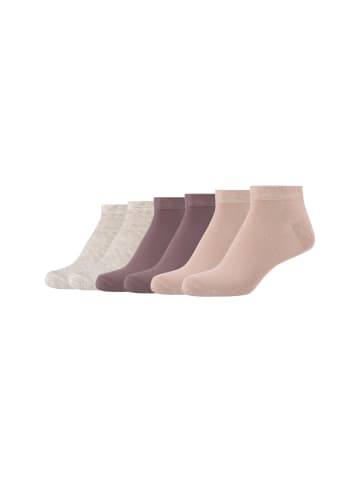 camano Sneakersocken 6er Pack silky touch in cameo rose