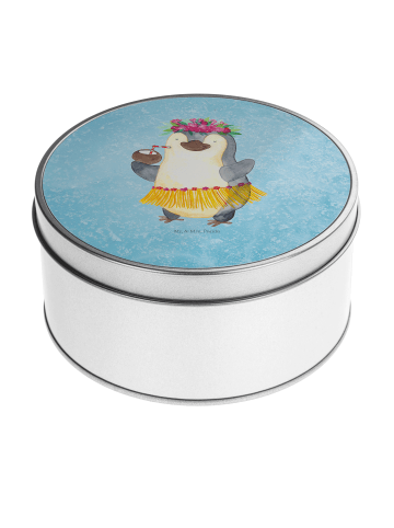 Mr. & Mrs. Panda Aufbewahrungsbox Pinguin Kokosnuss ohne Spruch in Eisblau