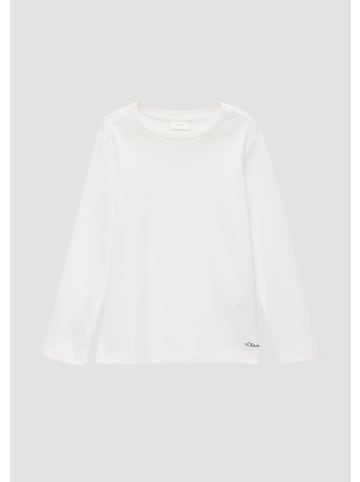 s.Oliver T-Shirt langarm in Weiß